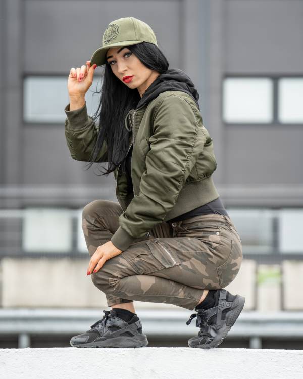Khaki Green Trucker Cap - Image 6