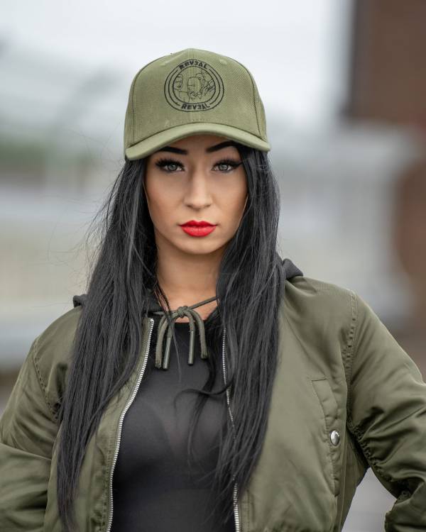 Khaki Green Trucker Cap - Image 4