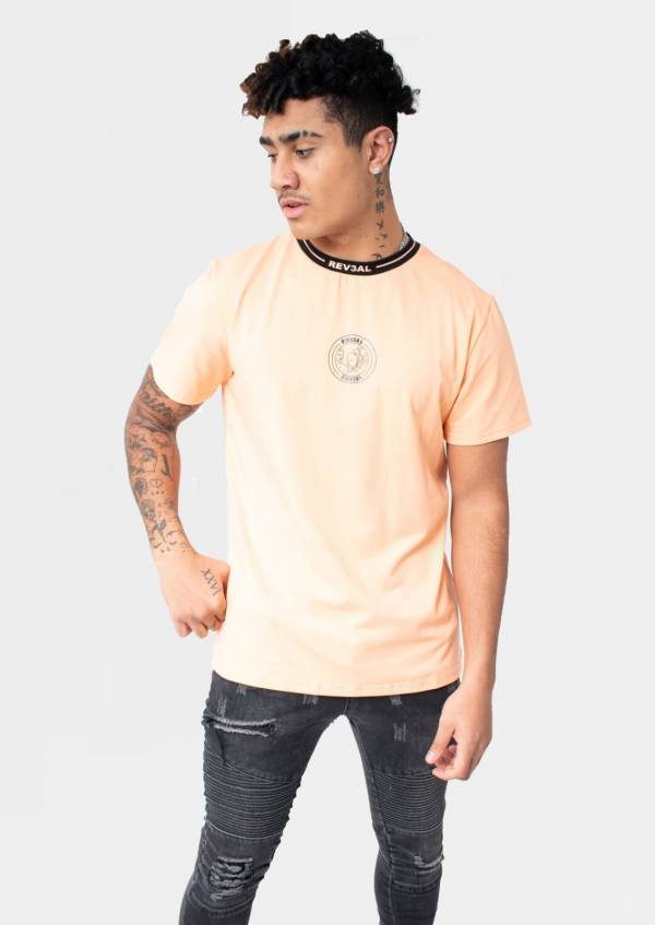 Mens Peach T-Shirt - Image 5