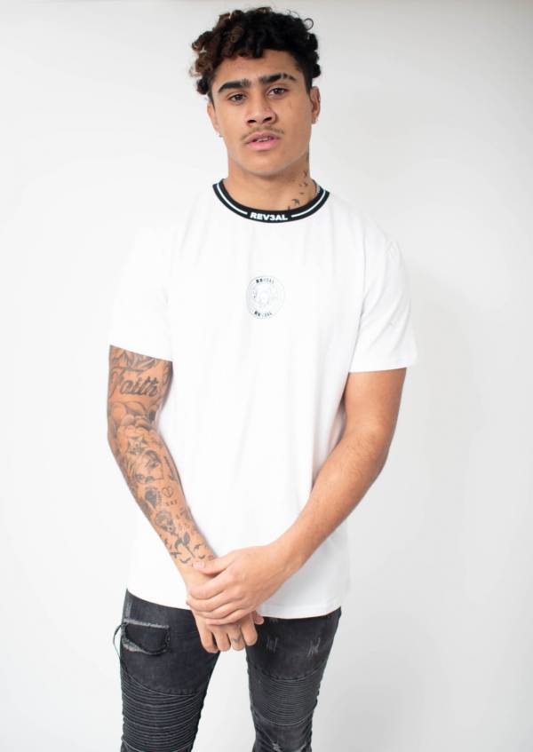 Mens White T-Shirt - Image 5
