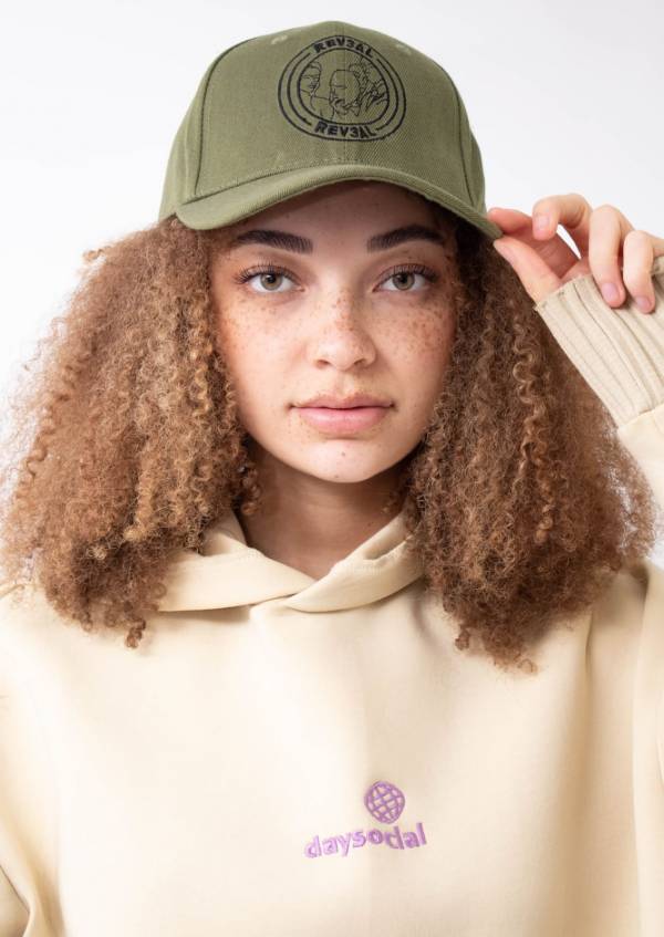 Khaki Green Trucker Cap - Image 3