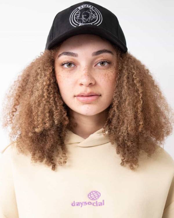 Black Trucker Cap - Image 3