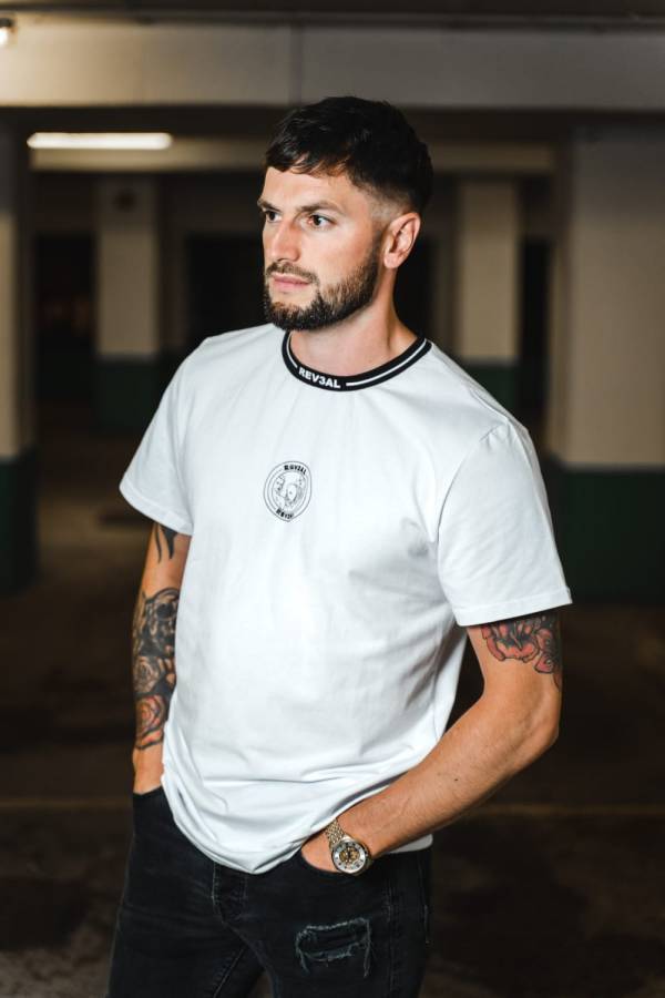 Mens White T-Shirt - Image 4