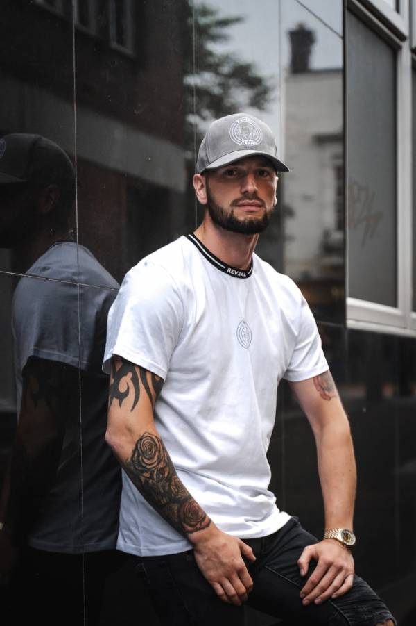 Mens White T-Shirt - Image 3