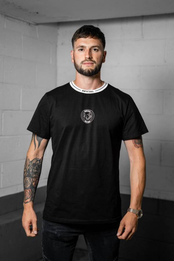 Mens Black T-Shirt - Image 3
