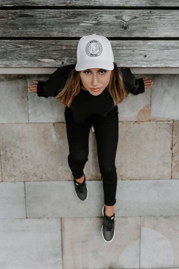 White Trucker Cap - Image 5