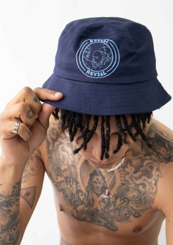 Navy Blue Bucket Hat - Image 3