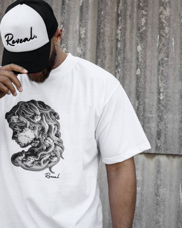 White Medusa T-Shirt - Image 3