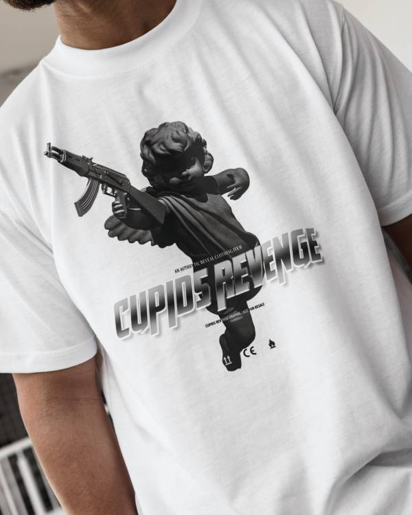 White Cupid Revenge T-Shirt - Image 3