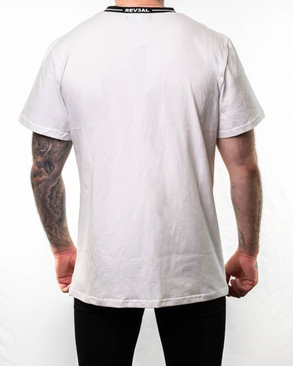 Mens White T-Shirt - Image 2