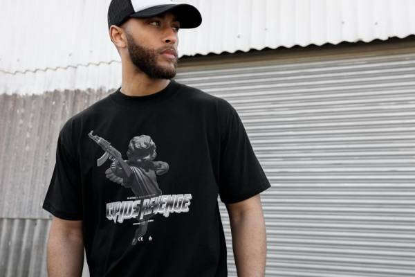 Black Cupid Revenge T-Shirt - Image 3