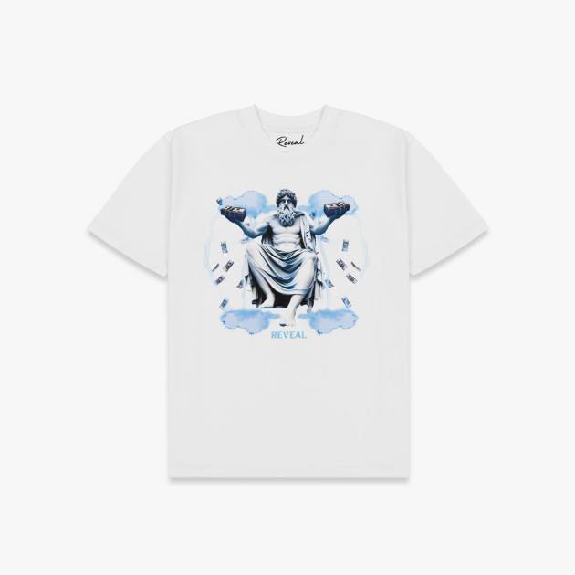 White Oversized Money T-Shirt