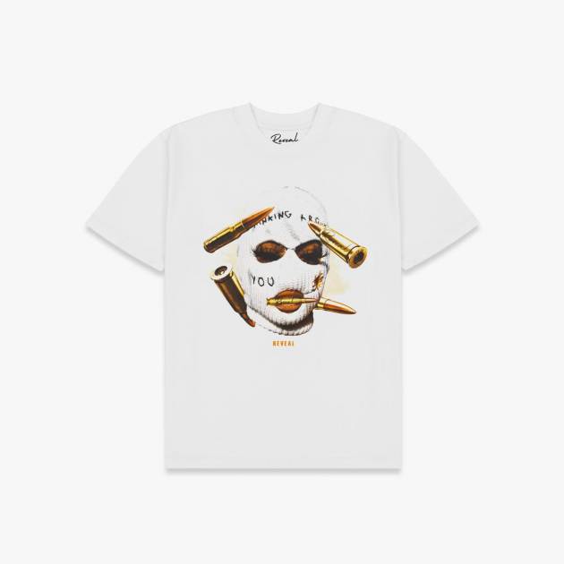 White Oversized Balaclava T-Shirt