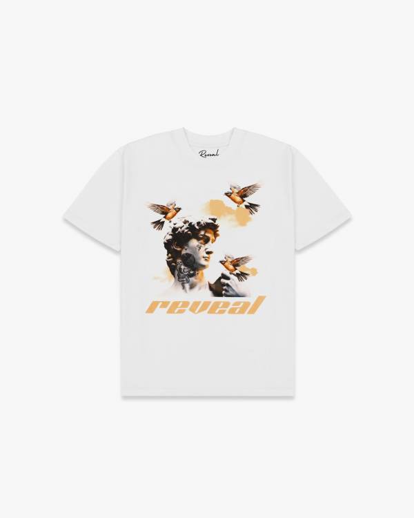 White Oversized Reveal T-Shirt