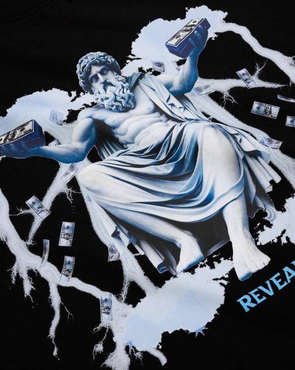 Black Oversized Money T-Shirt - Image 2