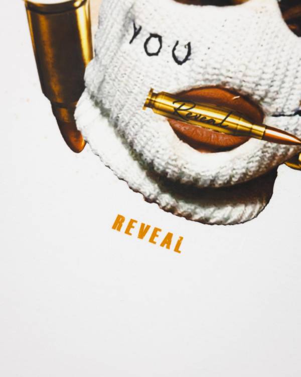 White Oversized Balaclava T-Shirt - Image 3