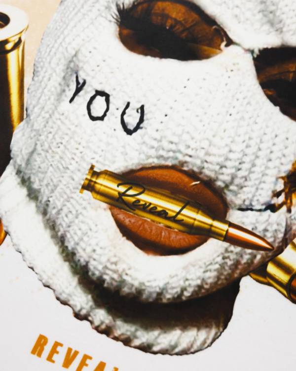 White Oversized Balaclava T-Shirt - Image 7
