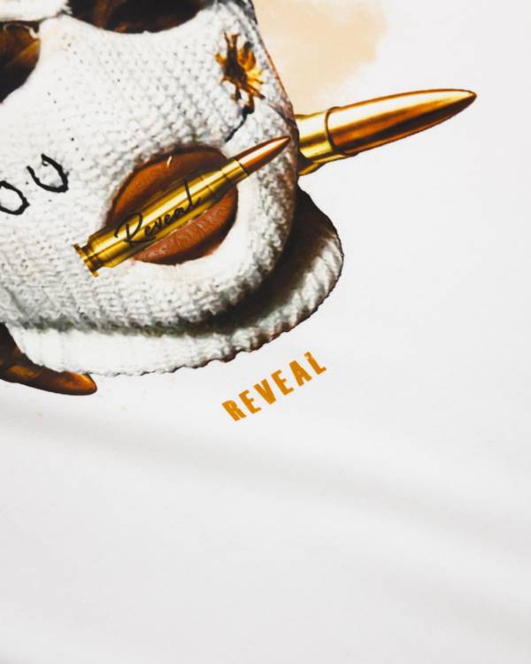 White Oversized Balaclava T-Shirt - Image 6